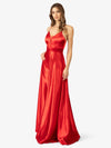 APART Abendkleider mit elastischer Bündelverarbeitung | rot