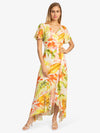 APART Sommerkleid mit allover bedruckt | creme-multicolor