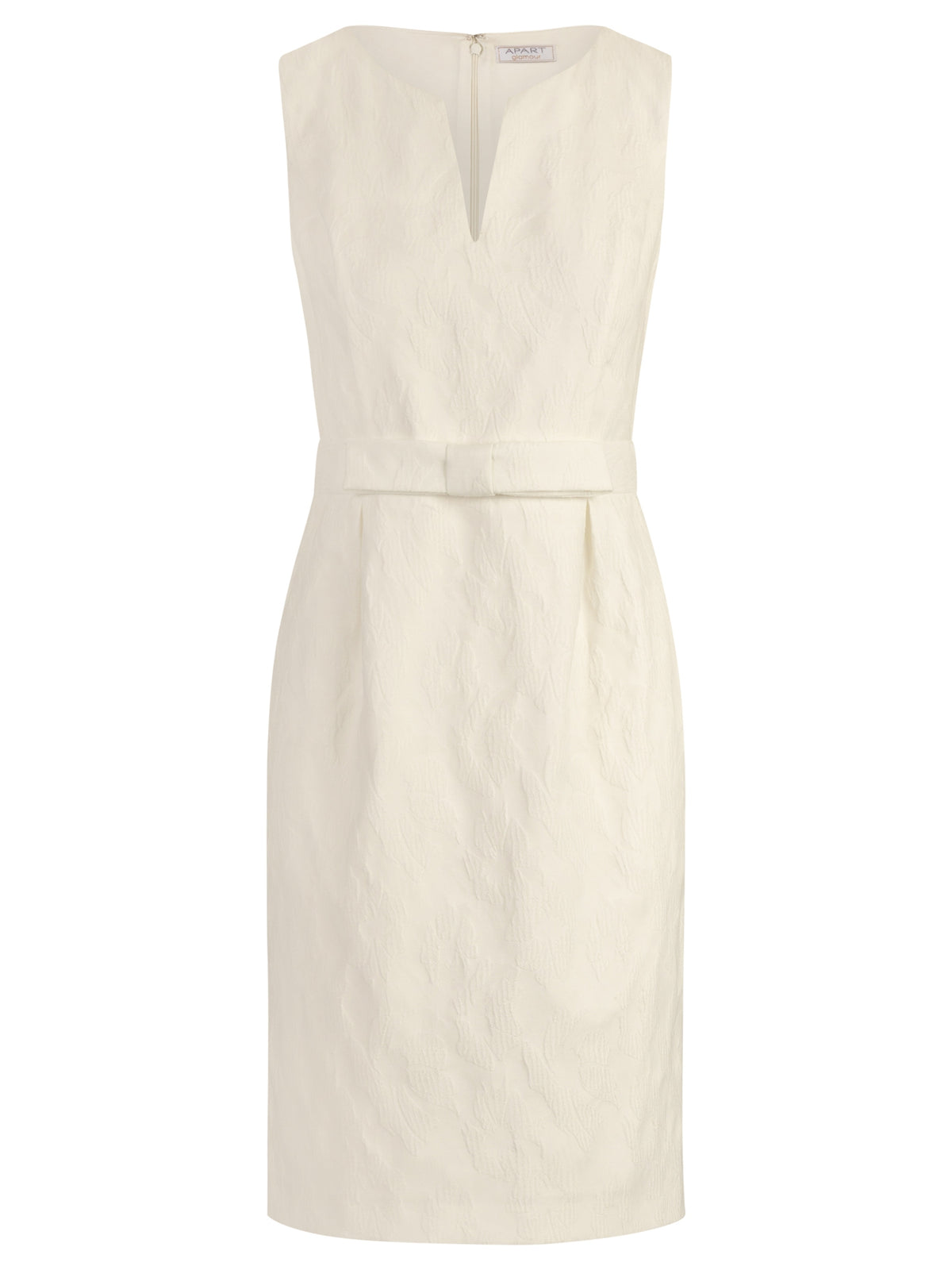 APART Hochzeitskleid aus einer leicht strukturierten Ware mit eingewebten Blüten | creme