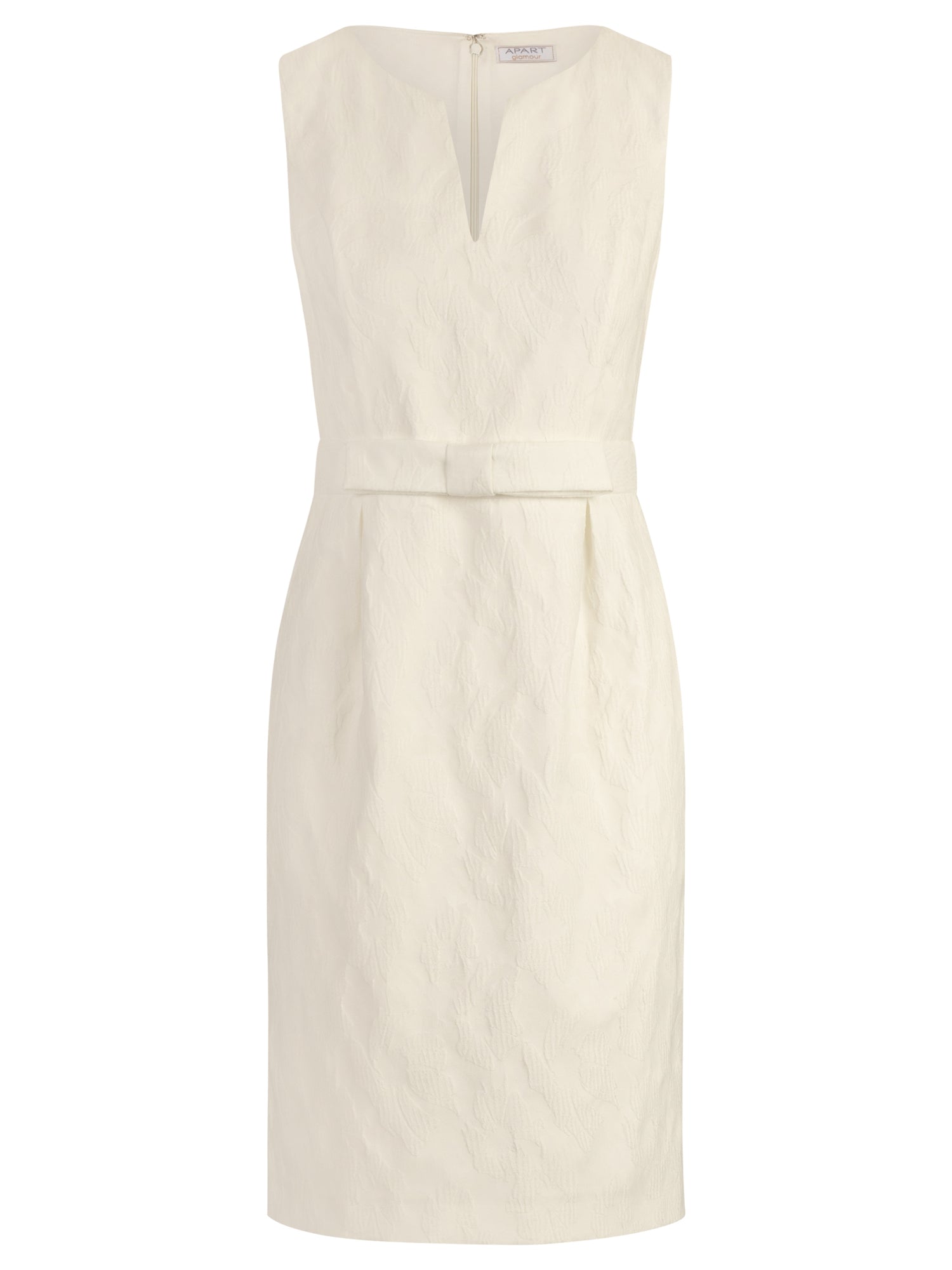 APART Hochzeitskleid aus einer leicht strukturierten Ware mit eingewebten Blüten | creme