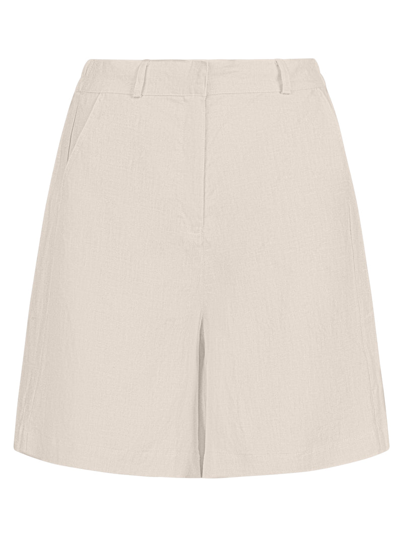 Mint & Mia Leinen Shorts aus hochwertigem Leinen Material mit Basic Stil | sand