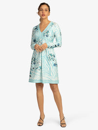 Mint & Mia Sommer Kleid aus hochwertigem Polyester Material mit Modisch Stil | mint-multicolor