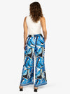 Mint & Mia Sommer Hose aus hochwertigem Polyester Material mit Modisch Stil | blau-multicolor