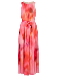 APART Chiffonkleid mit Batik- Effekt | rosa-multicolor