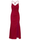 APART Abendkleid aus einer hochelastischen Jersey Ware mit Glitzereffekt | pink
