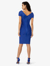 APART Strickkleid körperbetonendes Kleid aus einer elastischen, leicht körnigen Strickware | blau
