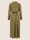 APART Maxikleid aus einer weichen, allover bedruckten Viskose Ware | schwarz-multicolor
