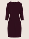 APART Jerseykleid  aus einer festeren Jerseyware | weinrot