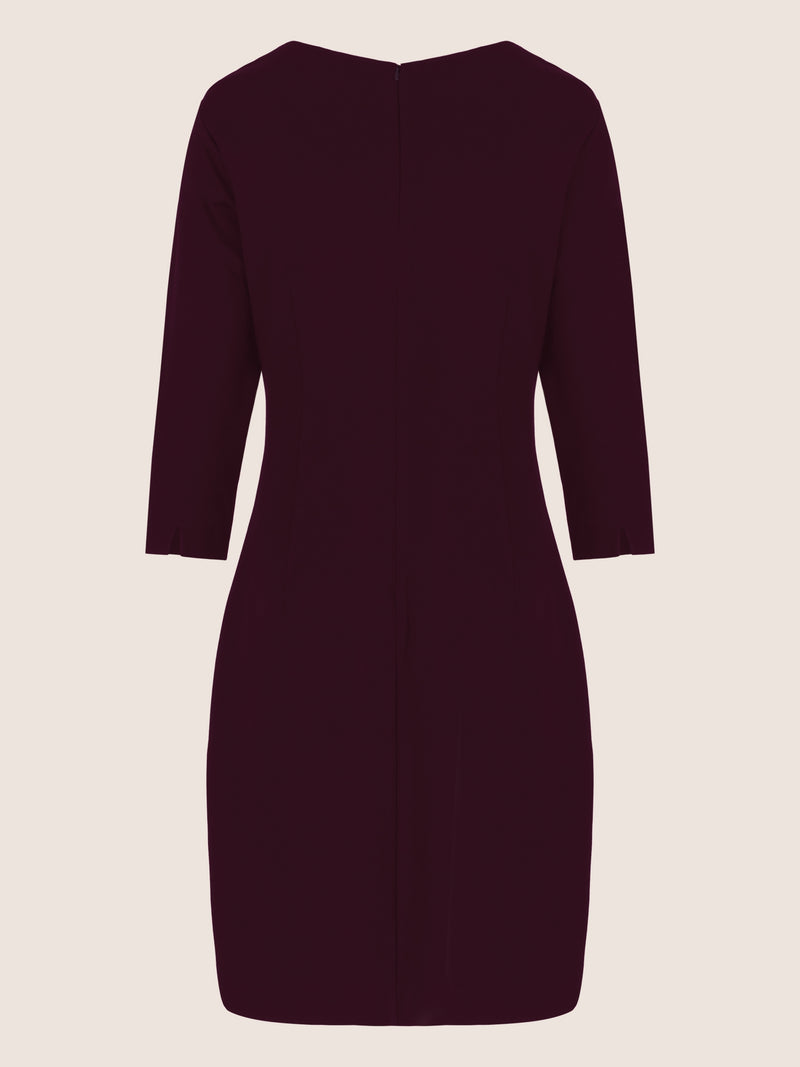APART Jerseykleid  aus einer festeren Jerseyware | weinrot