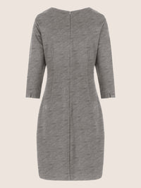 APART Jerseykleid  aus einer festeren Jerseyware | grau melange