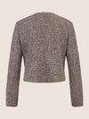 APART Blazer aus einem elastischen Boucle Jersey, mit metallisierenden Fasern durchwirkt | schwarz-multicolor