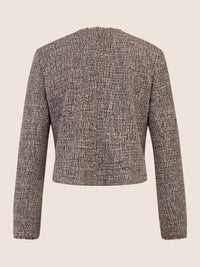 APART Blazer aus einem elastischen Boucle Jersey, mit metallisierenden Fasern durchwirkt | schwarz-multicolor