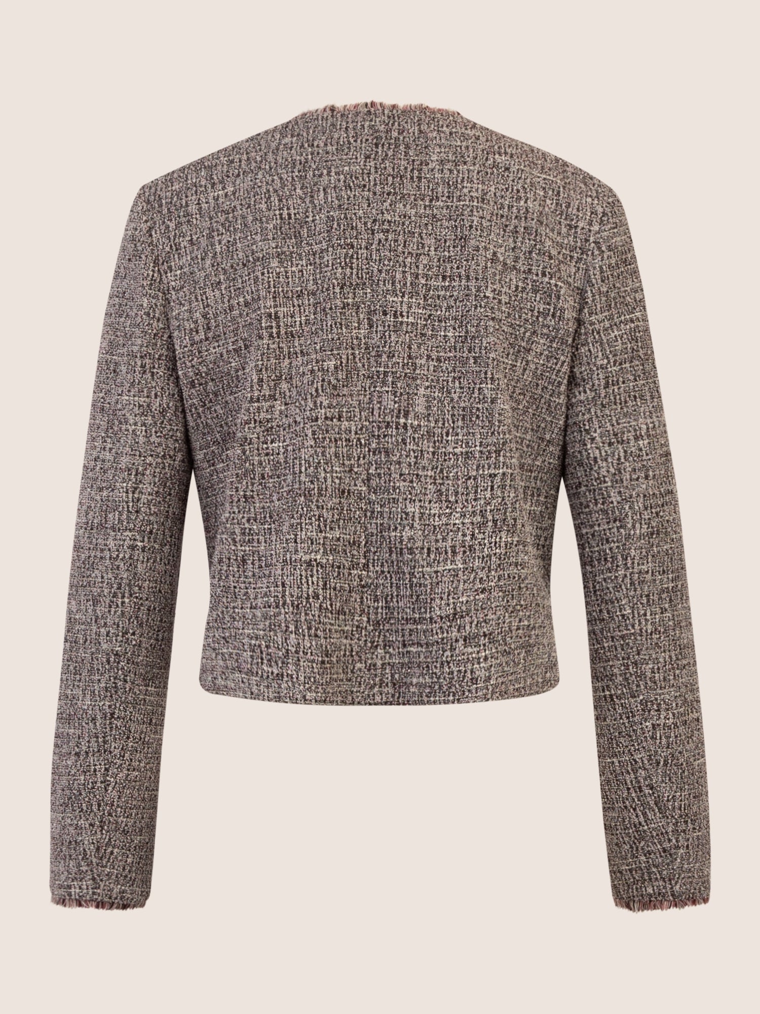 APART Blazer aus einem elastischen Boucle Jersey, mit metallisierenden Fasern durchwirkt | schwarz-multicolor