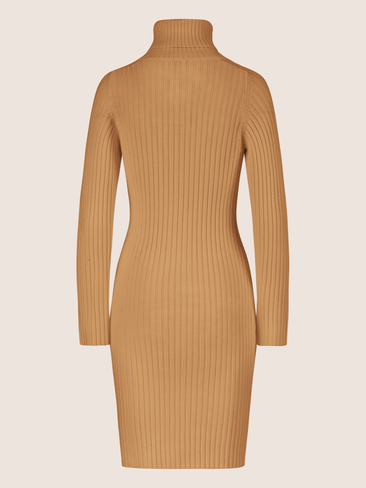 APART Strickkleid aus einer soften Viskose- Mischung mit Kaschmir | cognac