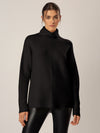 APART Pullover aus einer soften Viskose- Mischung mit Kaschmir | schwarz