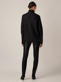 APART Pullover aus einer soften Viskose- Mischung mit Kaschmir | schwarz