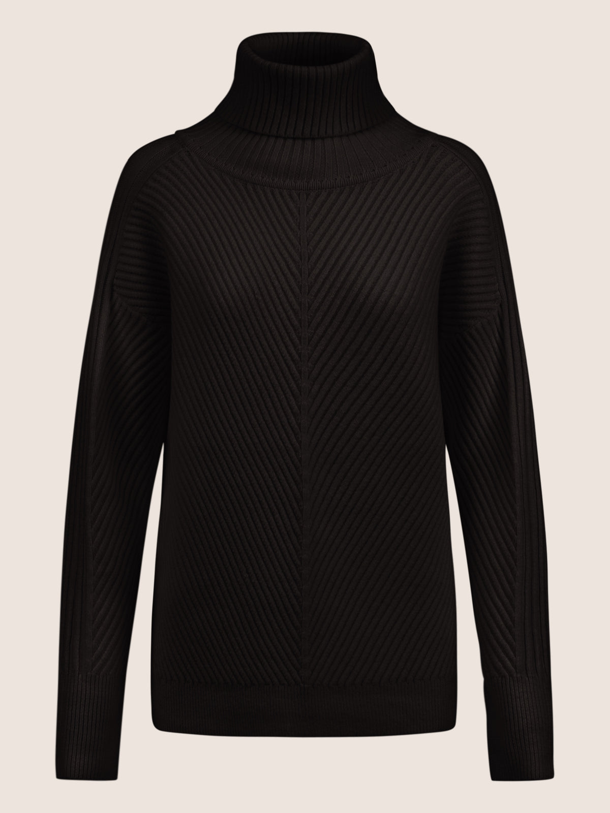 APART Pullover aus einer soften Viskose- Mischung mit Kaschmir | schwarz