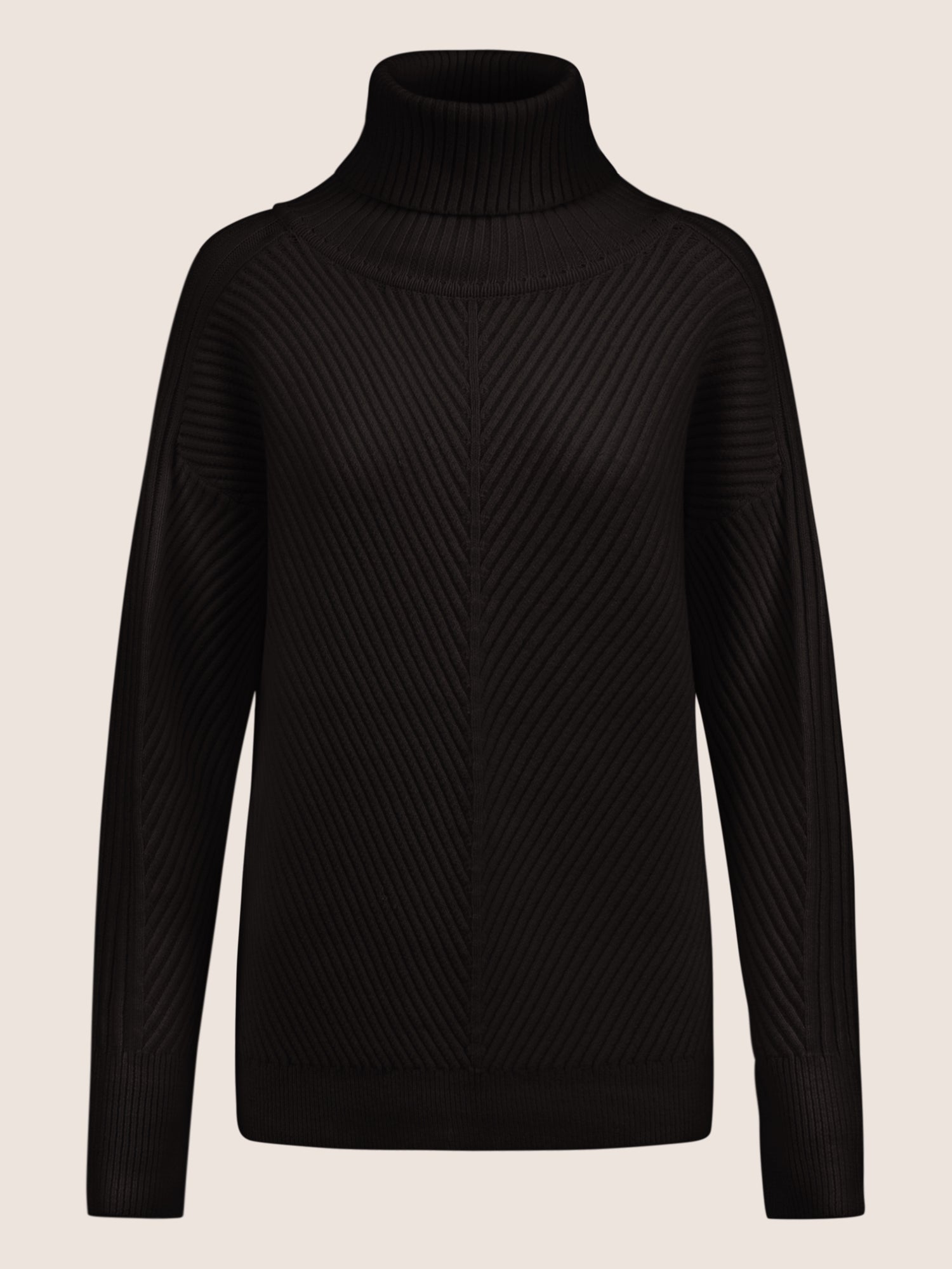 APART Pullover aus einer soften Viskose- Mischung mit Kaschmir | schwarz