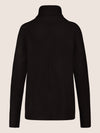 APART Pullover aus einer soften Viskose- Mischung mit Kaschmir | schwarz