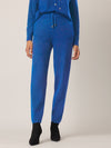 APART Strick-Jogpants aus einer soften Viskose- Mischung mit Kaschmir | royalblau