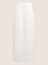 APART Hochzeitshose aus einem leicht strukturierten, elastischen Stoff mit Chiffon Layer | creme