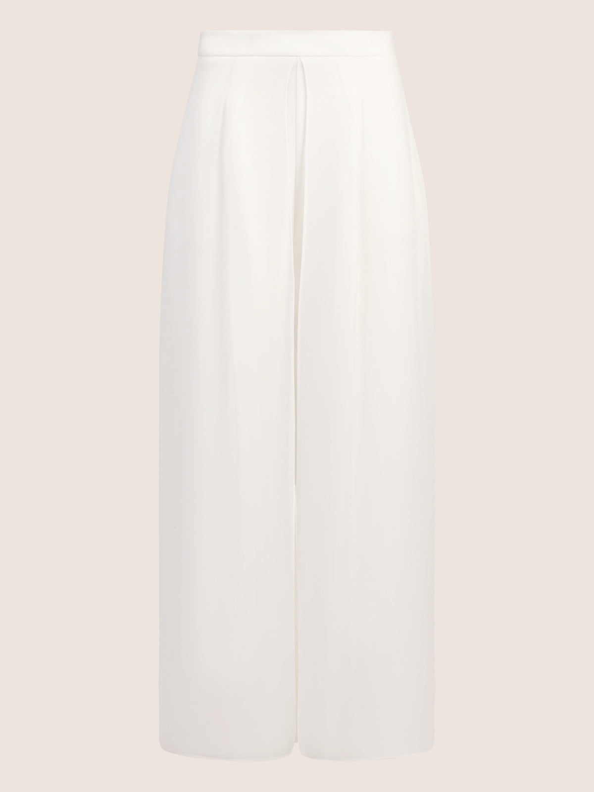 APART Hochzeitshose aus einem leicht strukturierten, elastischen Stoff mit Chiffon Layer | creme