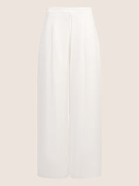 APART Hochzeitshose aus einem leicht strukturierten, elastischen Stoff mit Chiffon Layer | creme