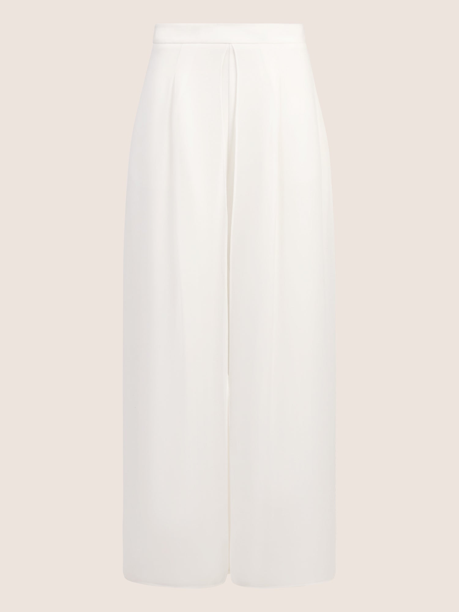 APART Hochzeitshose aus einem leicht strukturierten, elastischen Stoff mit Chiffon Layer | creme