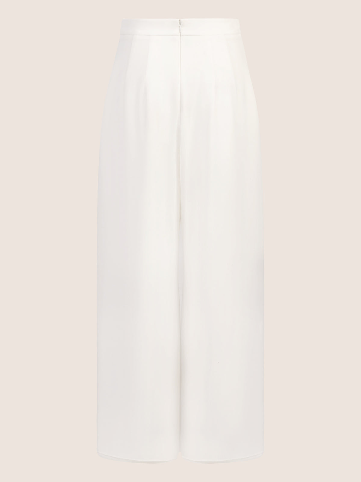 APART Hochzeitshose aus einem leicht strukturierten, elastischen Stoff mit Chiffon Layer | creme