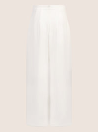 APART Hochzeitshose aus einem leicht strukturierten, elastischen Stoff mit Chiffon Layer | creme