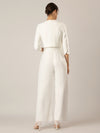 APART Bolero aus einer leicht strukturierten Ware | creme