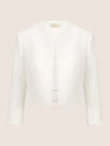 APART Bolero aus einer leicht strukturierten Ware | creme