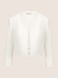 APART Bolero aus einer leicht strukturierten Ware | creme
