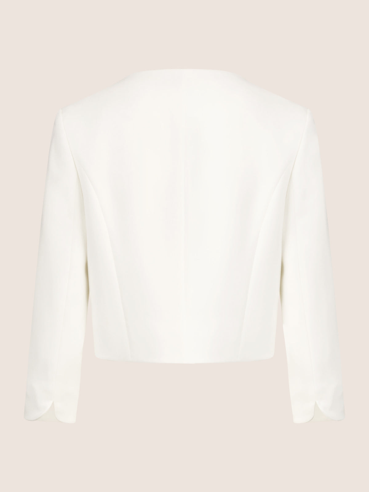 APART Bolero aus einer leicht strukturierten Ware | creme