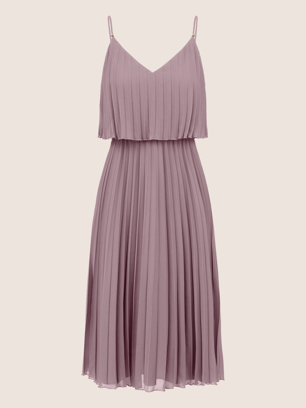 APART Cocktailkleid in 2in1 Optik | mauve
