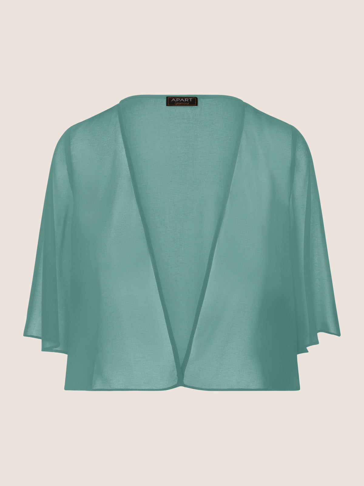 APART Chiffonbolero aus semitransparentem Chiffon | jade
