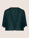 APART Chiffonbolero aus semitransparentem Chiffon | emerald