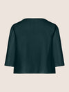 APART Chiffonbolero aus semitransparentem Chiffon | emerald