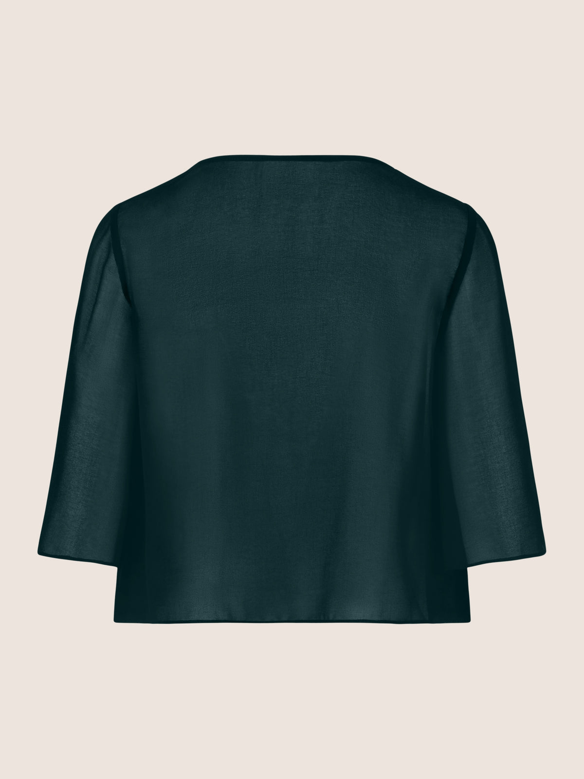 APART Chiffonbolero aus semitransparentem Chiffon | emerald