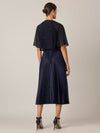 APART Chiffonbolero aus semitransparentem Chiffon | nachtblau