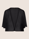 APART Chiffonbolero aus semitransparentem Chiffon | nachtblau