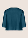 APART Chiffonbolero aus semitransparentem Chiffon | petrol