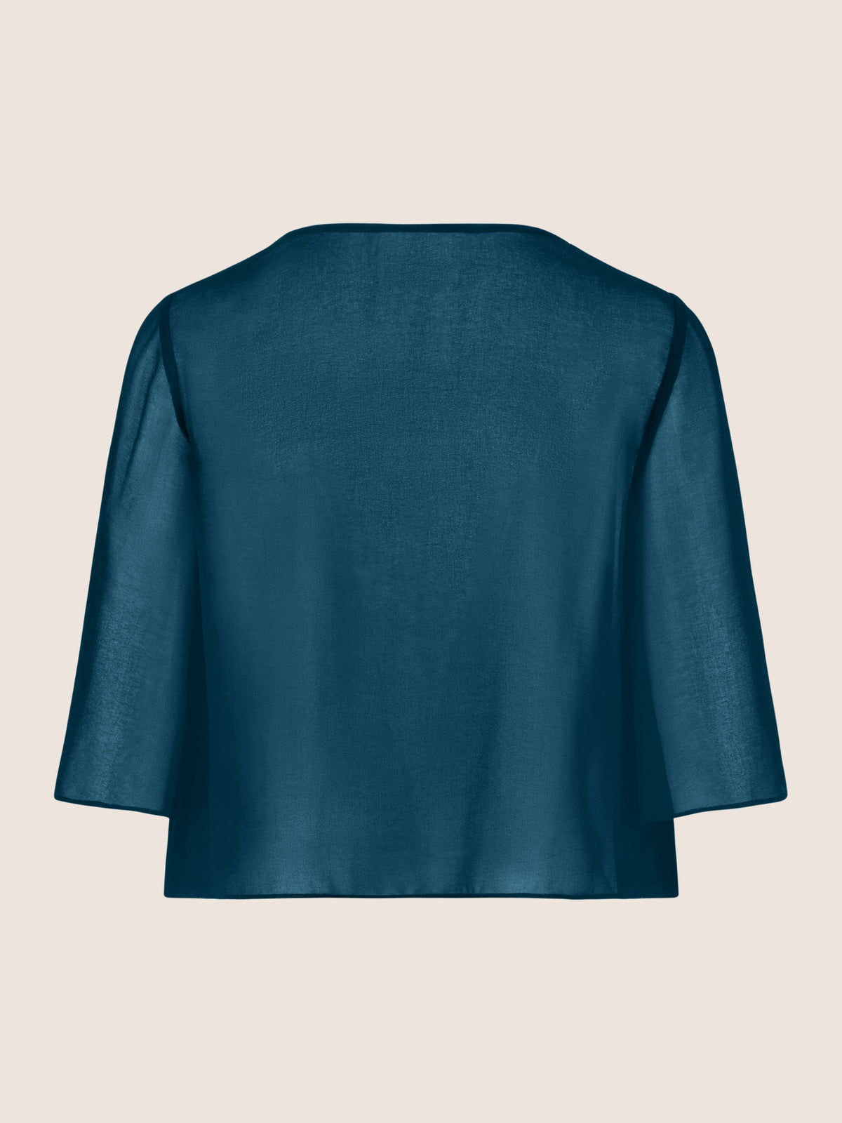APART Chiffonbolero aus semitransparentem Chiffon | petrol