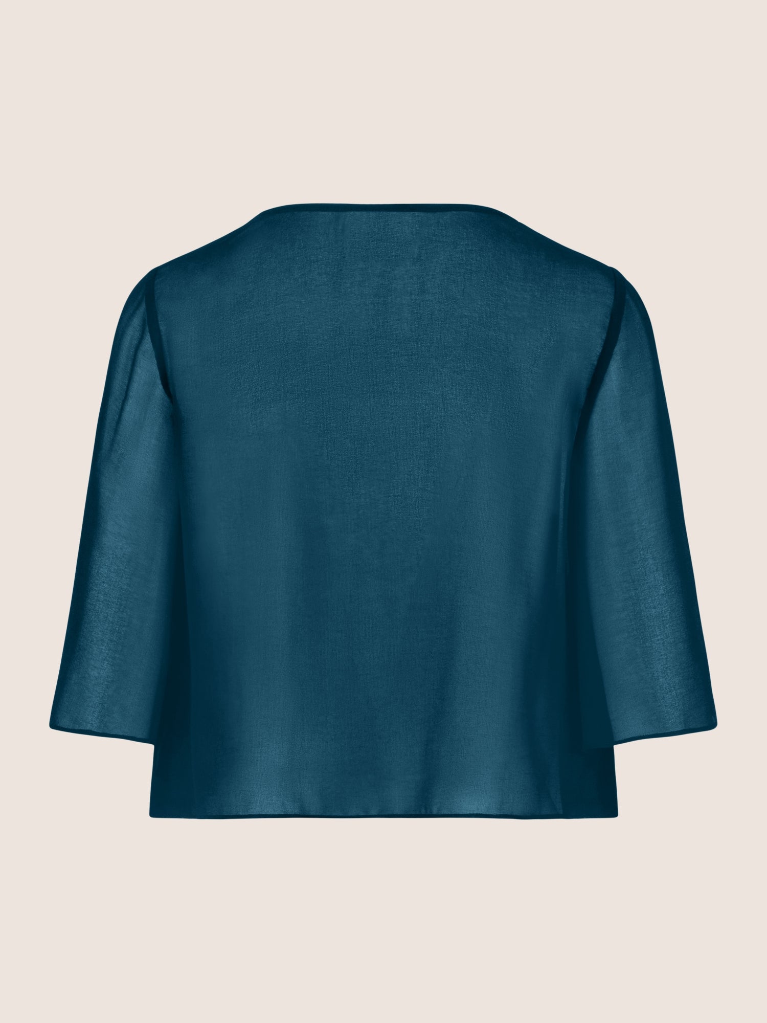 APART Chiffonbolero aus semitransparentem Chiffon | petrol