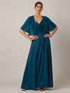 APART Chiffonbolero aus semitransparentem Chiffon | petrol