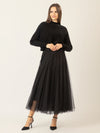 APART Tüllrock mit Schlupfverschluss für einen eleganten Look im Alltag | schwarz