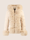 APART Winterjacke mit Reißverschluss für den perfekten Winter-Look | beige