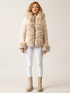 APART Winterjacke mit Reißverschluss für den perfekten Winter-Look | beige