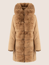 APART Winterjacke mit Reißverschluss für praktischen Schutz an kalten Tagen | camel