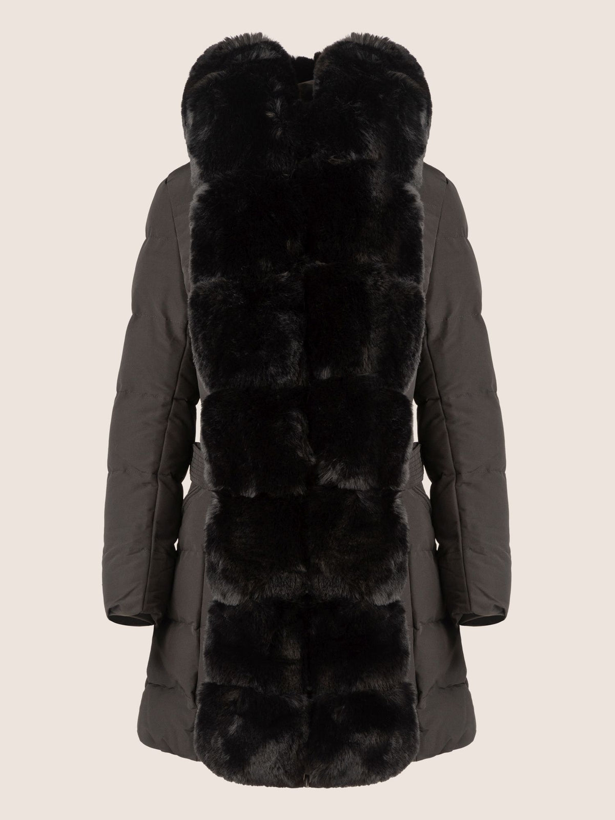 APART Winterjacke mit Reißverschluss für praktischen Schutz an kalten Tagen | schwarz